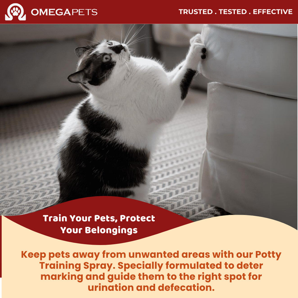 Omega Pets™ Potty Training Spray For Cats & Dogs (200ml) – product image 2