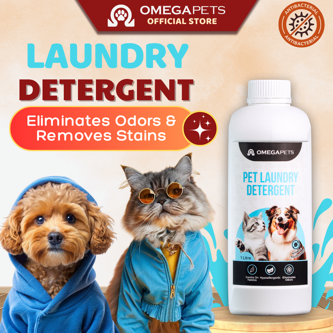 Omega Pets™ Hypoallergenic Laundry Detergent For Pet Clothes (1L) – product image