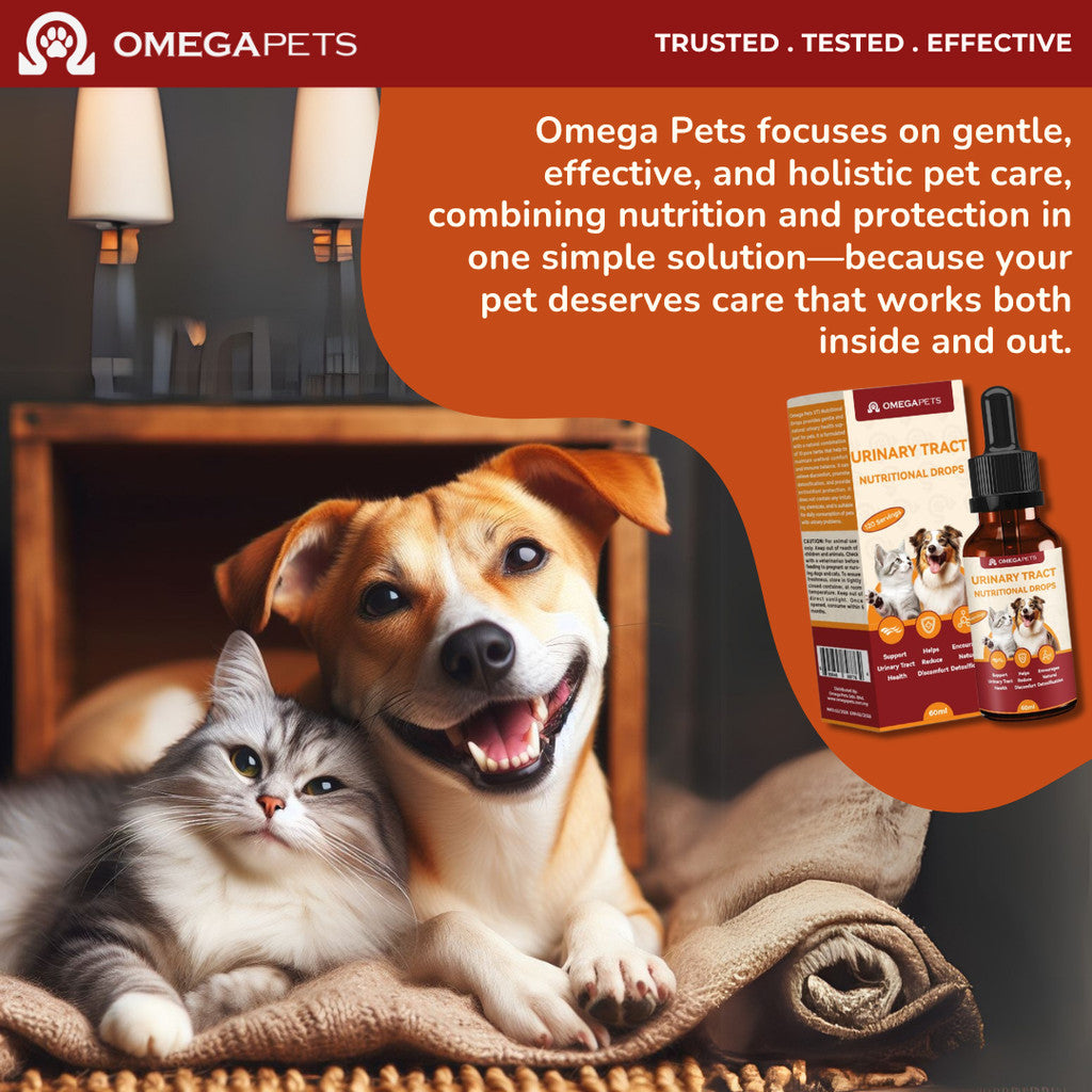 Omega Pets™ Urinary Tract Nutritional Drops for Cats & Dogs (60ml) – product image 7