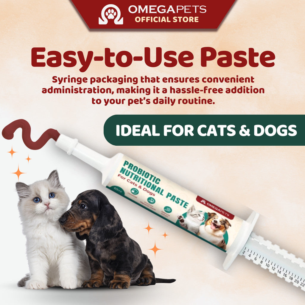 Omega Pets™ Probiotic Nutritional Paste (60ml) - Probiotic For Cat, Probiotic For Dog – product image 6