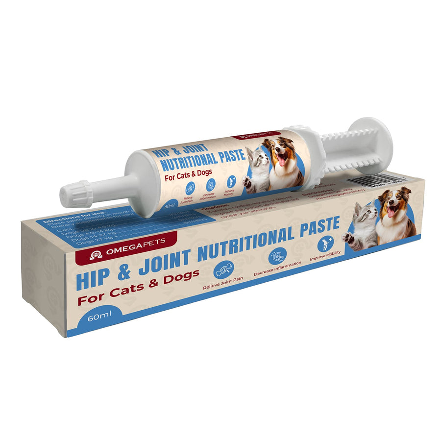 Omega Pets™ Pes Nutrisi Sendi & Pinggul Kucing dan Anjing (60ml)