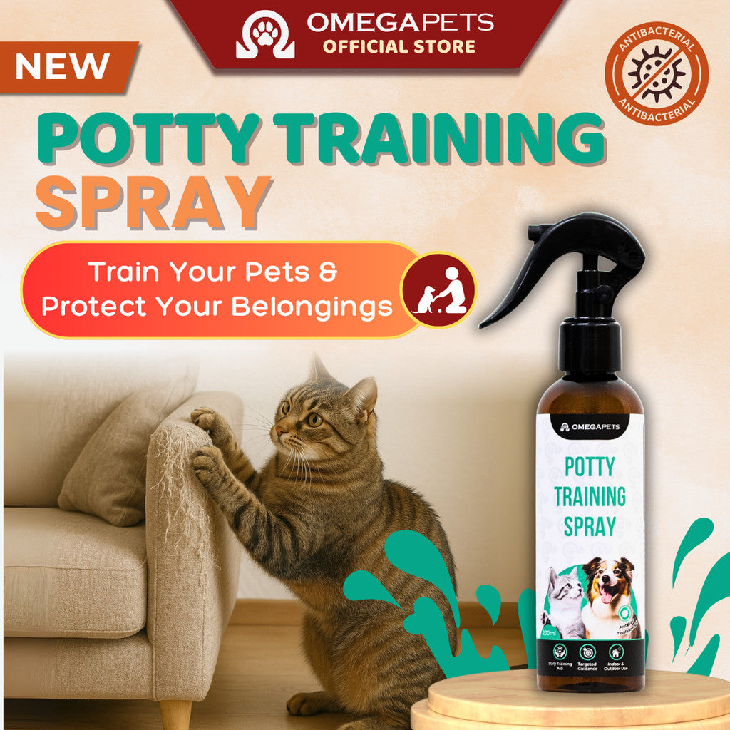 Omega Pets™ Potty Training Spray For Cats & Dogs (200ml) – product image