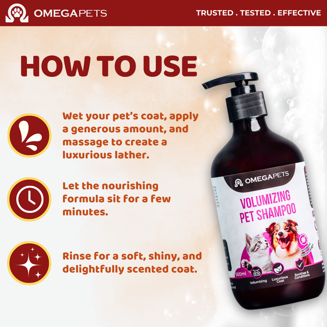 Omega Pets™ Volumizing Shampoo (500ml) – product image 4