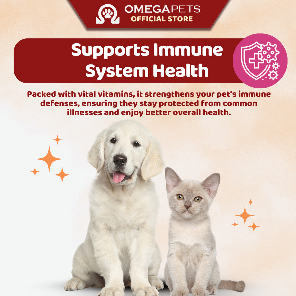 Omega Pets™ Multivitamin Nutritional Paste (60ml) - Pet Multivitamin, Multivitamin for Cat and Dogs – product image 3