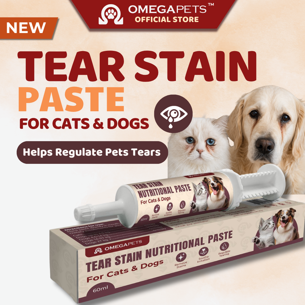 Omega Pets™ Tear Stain Nutritional Paste for Cats & Dogs (60g) – product image