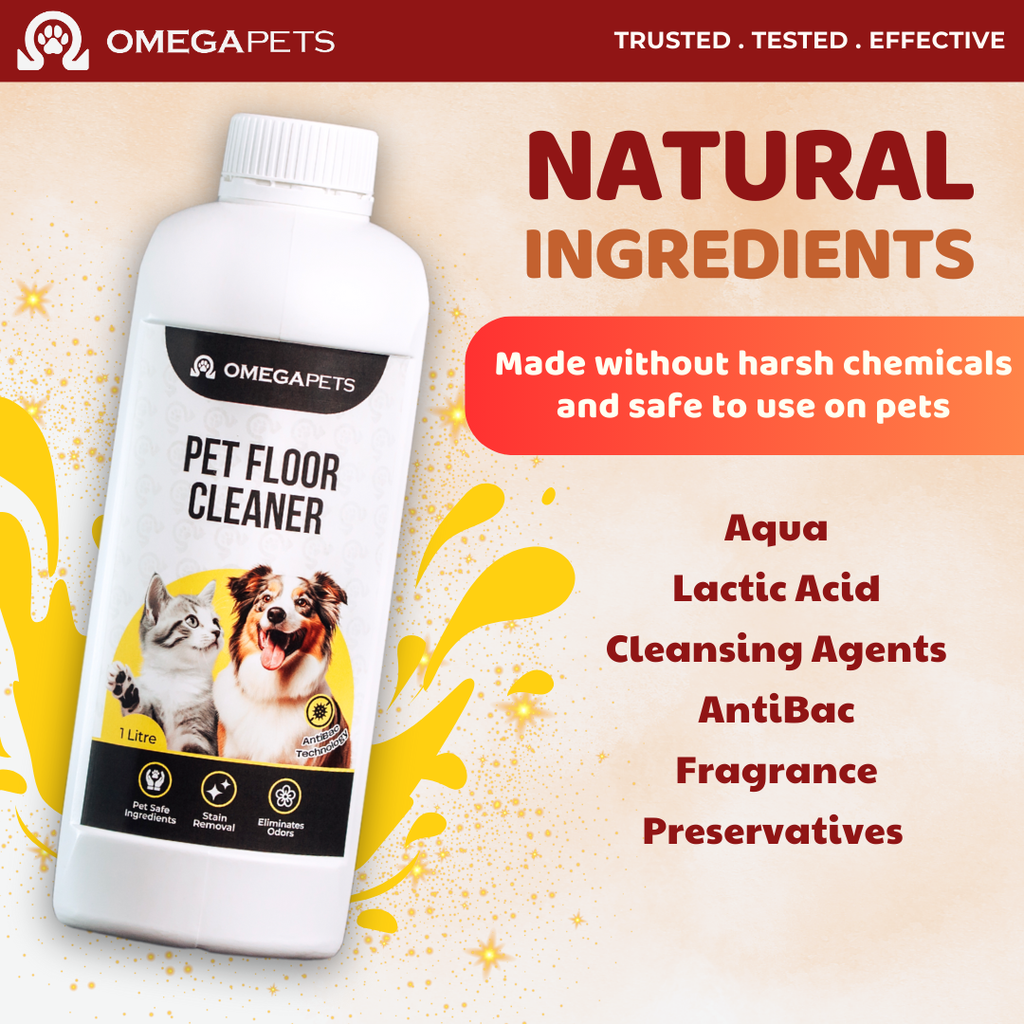 Omega Pets™ Stain Removal Floor Cleaner (1L) – product image 3