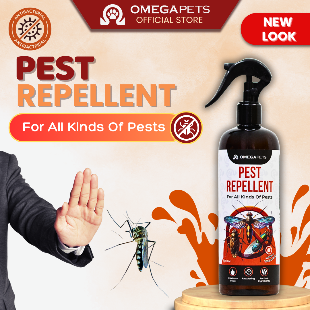 Omega Pets™ Pest Repellent Spray (500ml) – product image