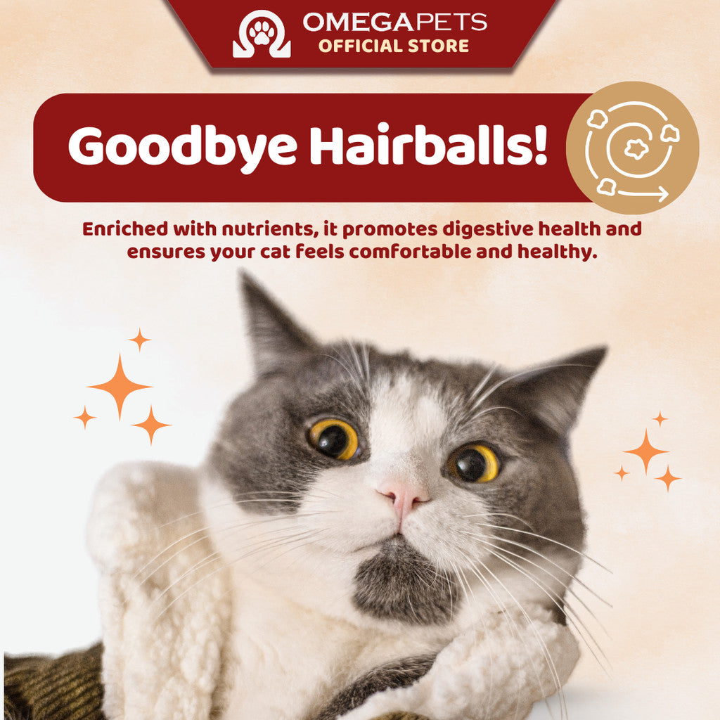 Omega Pets™ Hairball Nutritional Paste For Cats (60ml) – product image 3