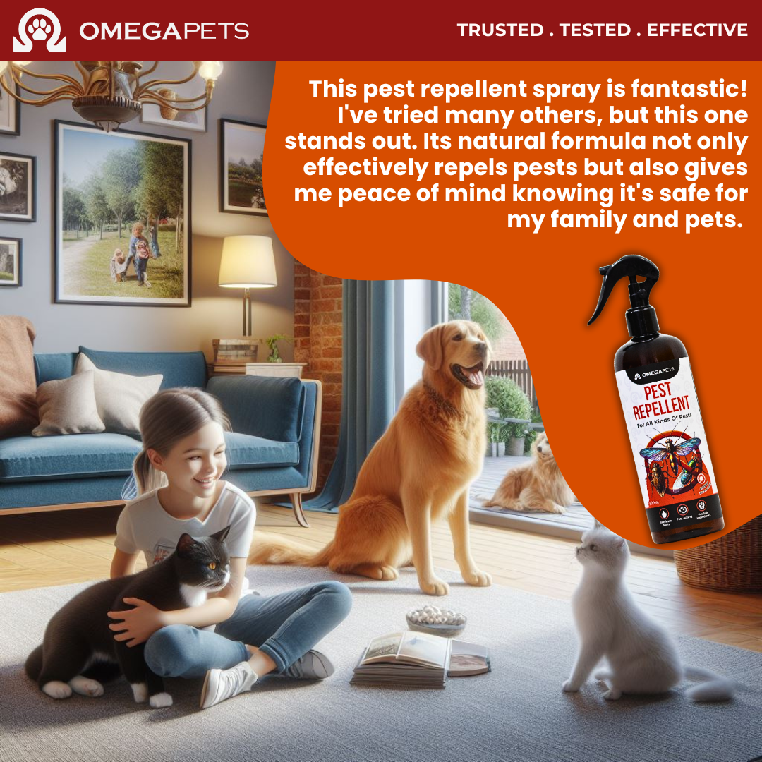 Omega Pets™ Pest Repellent Spray (500ml) – product image 6
