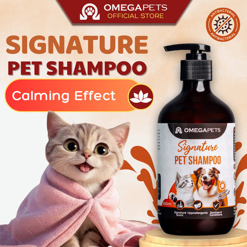 Omega Pets™ Cat & Dog Signature Shampoo (100ml/500ml) – product image
