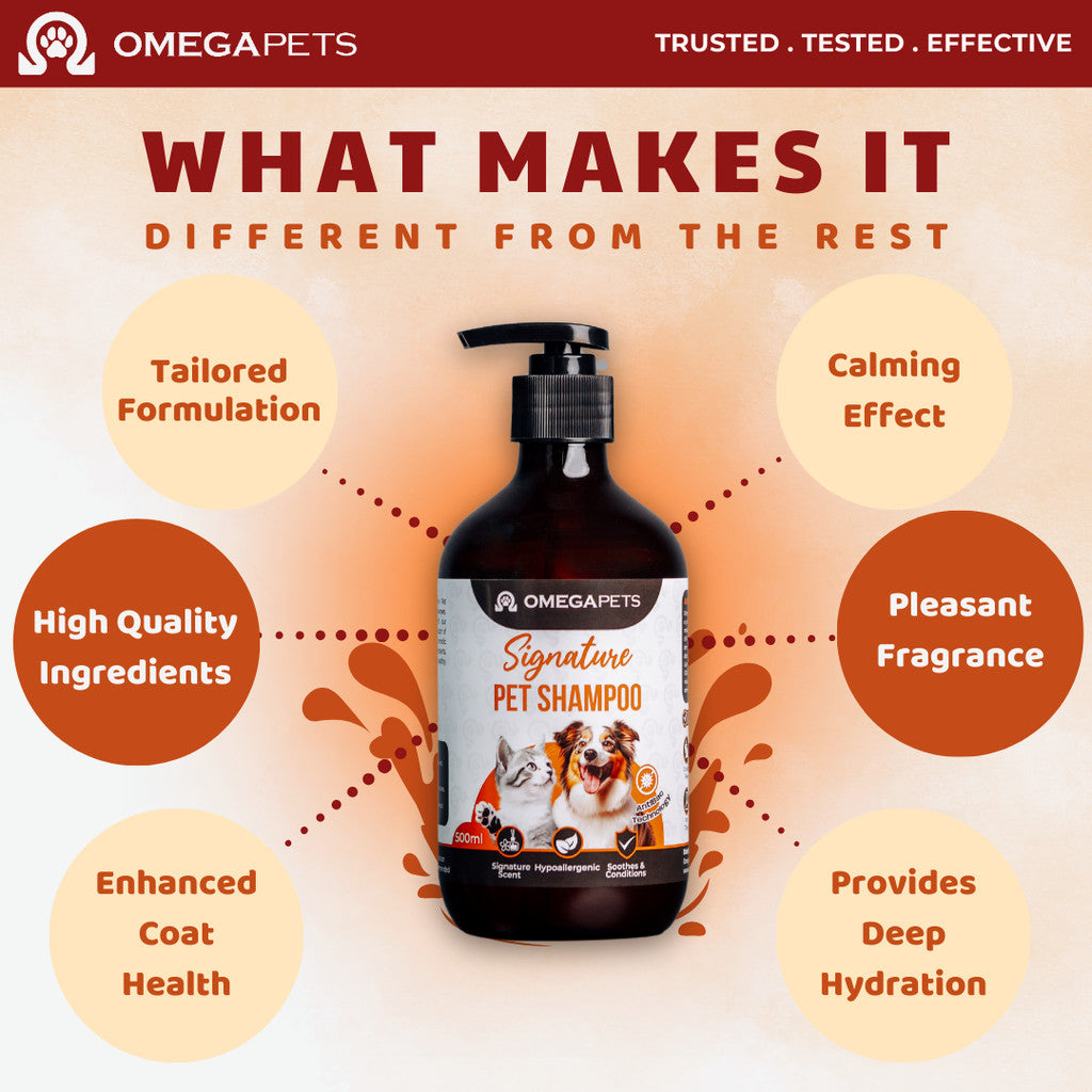 Omega Pets™ Cat & Dog Signature Shampoo (100ml/500ml) – product image 6