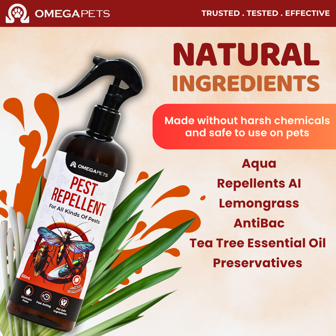 Omega Pets™ Pest Repellent Spray (500ml) – product image 3
