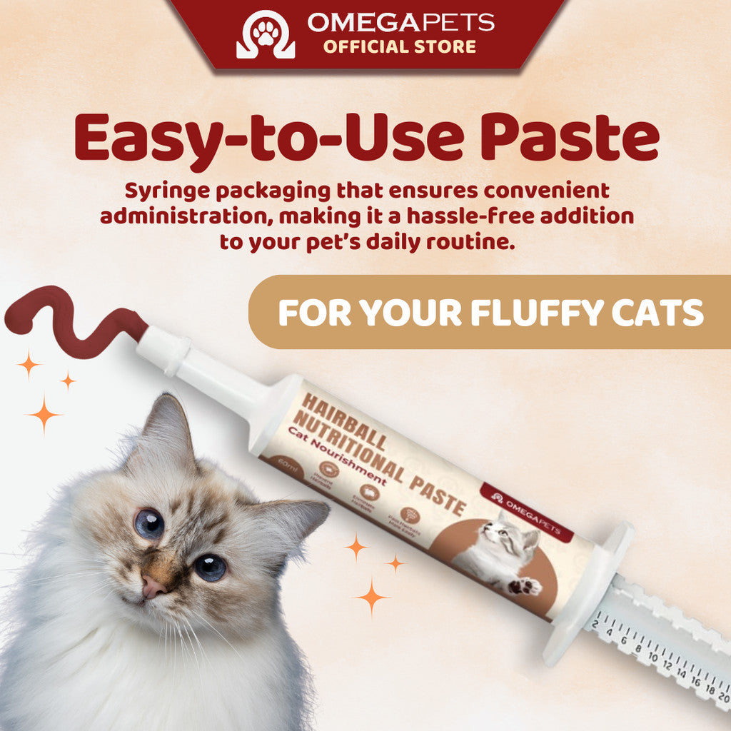 Omega Pets™ Hairball Nutritional Paste For Cats (60ml) – product image 7