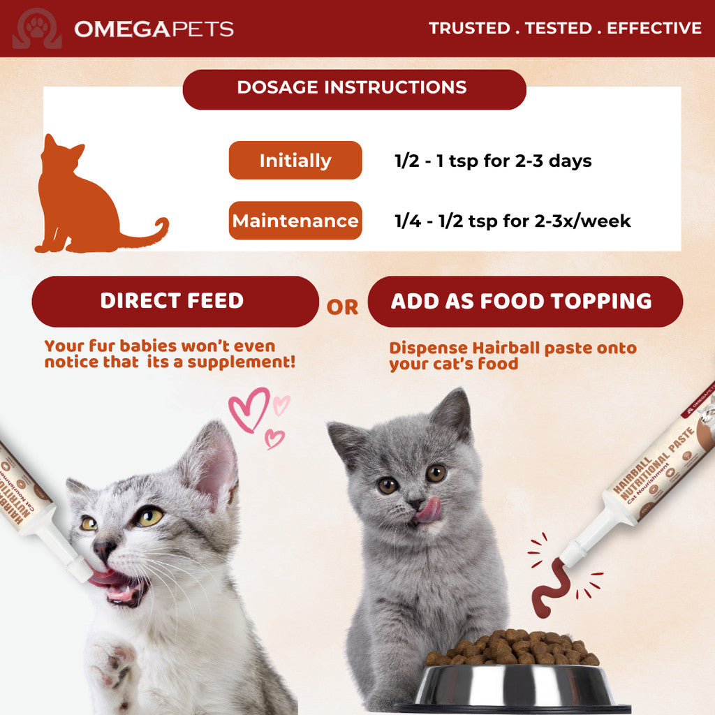 Omega Pets™ Hairball Nutritional Paste For Cats (60ml) – product image 5