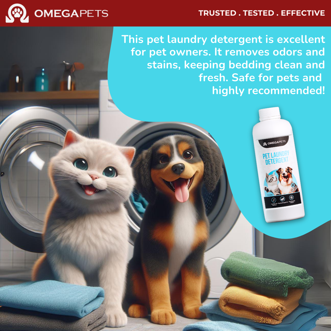 Omega Pets™ Hypoallergenic Laundry Detergent For Pet Clothes (1L) – product image 6