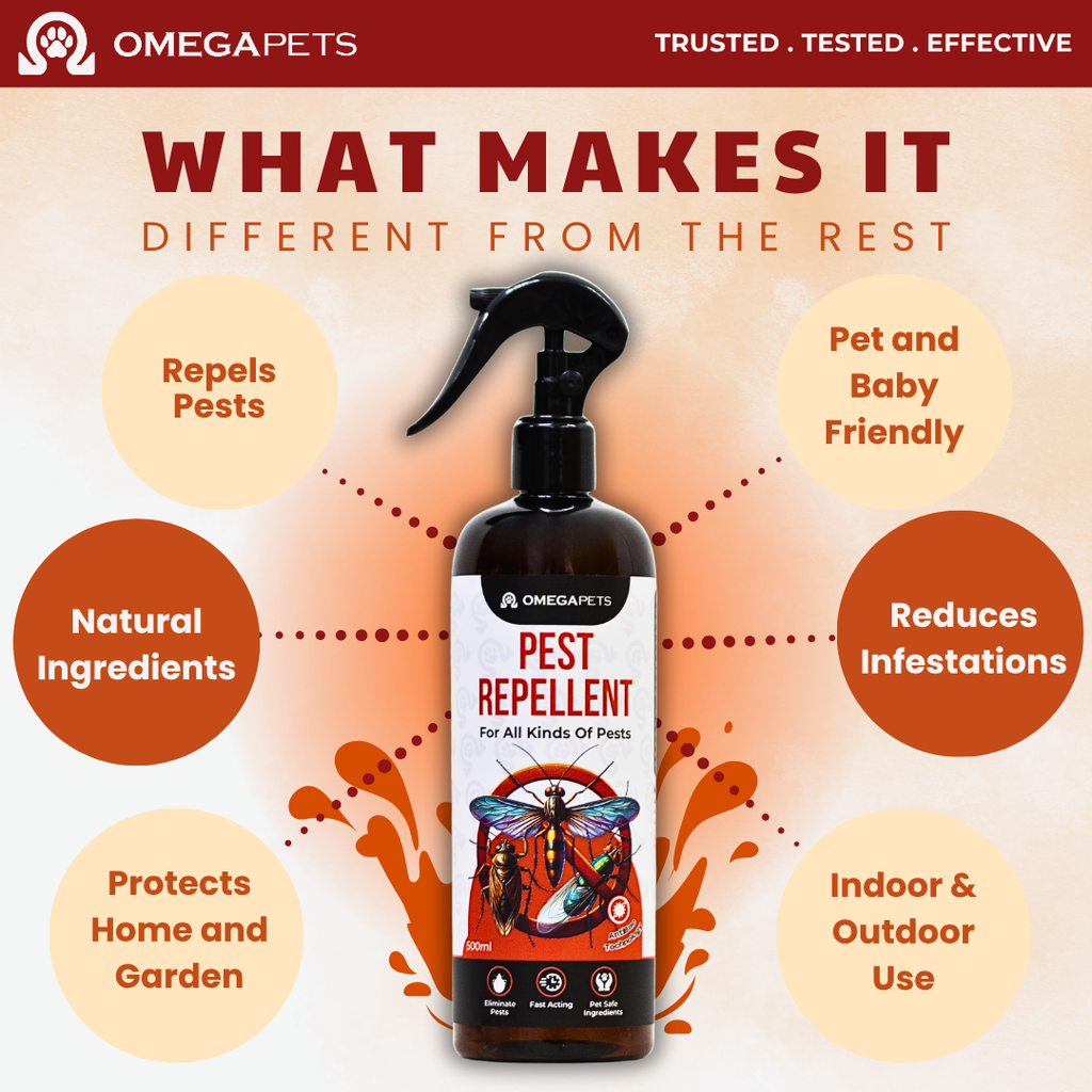 Omega Pets™ Pest Repellent Spray (500ml) – product image 5