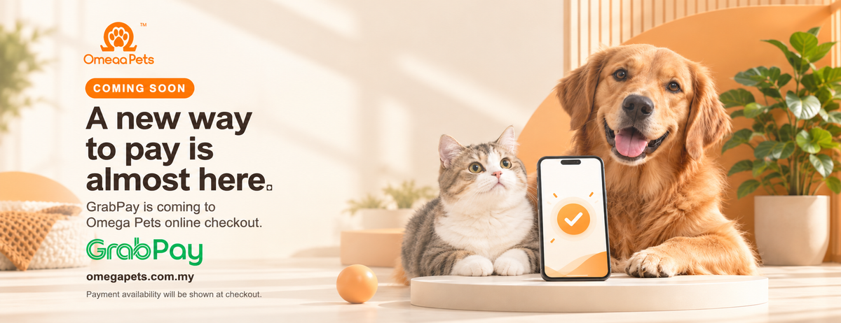 GrabPay is coming to Omega Pets online checkout