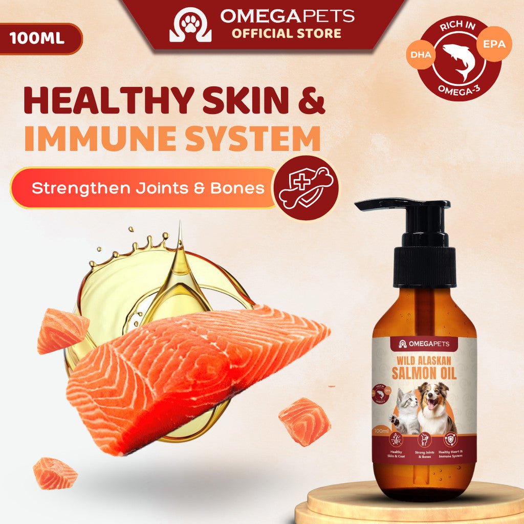 Omega Pets™ Wild Alaskan Salmon Oil (100ml/240ml) - Salmon Oil For Cat And Dog, Vitamin For Cat – product image 10