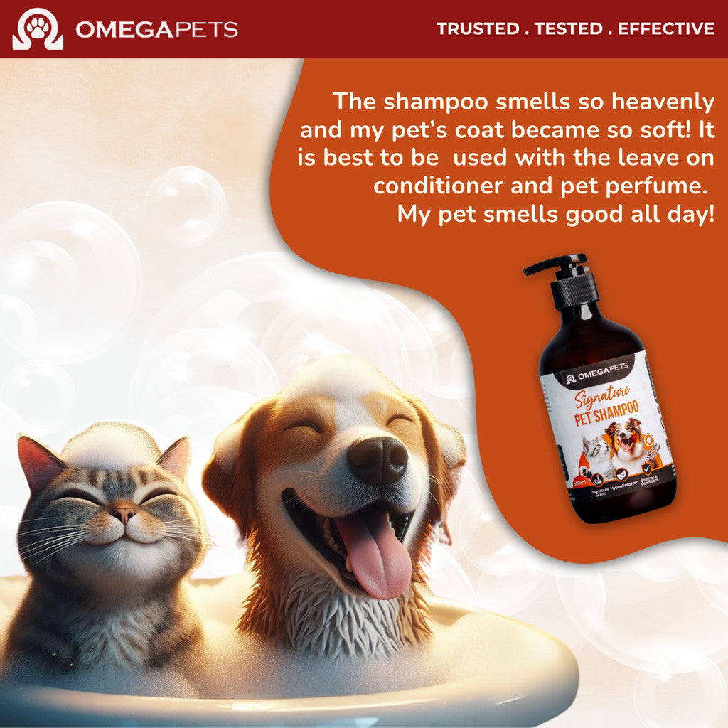 Omega Pets™ Cat & Dog Signature Shampoo (100ml/500ml) – product image 8