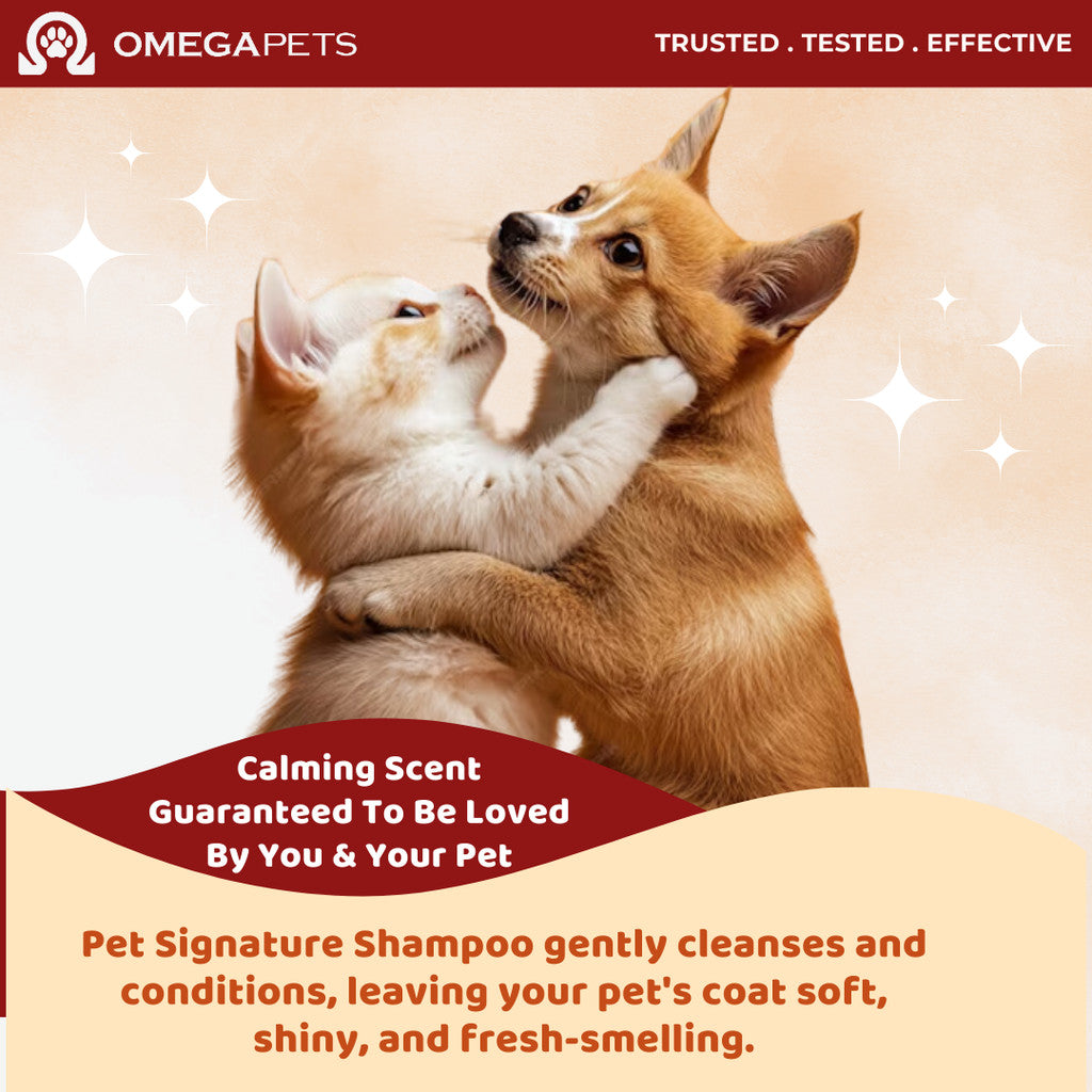 Omega Pets™ Cat & Dog Signature Shampoo (100ml/500ml) – product image 3