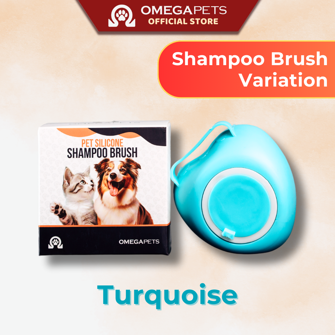Omega Pets™ Shampoo Brush - Pet Shampoo Dispenser, Berus Syampu Kucing – product image 7